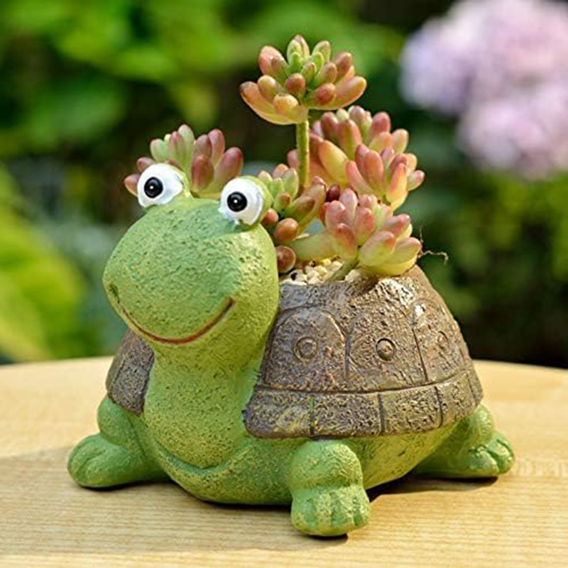 Bonsai Garden For Desk - Schattige Schildpad Planter Sappige Bonsai Cactus