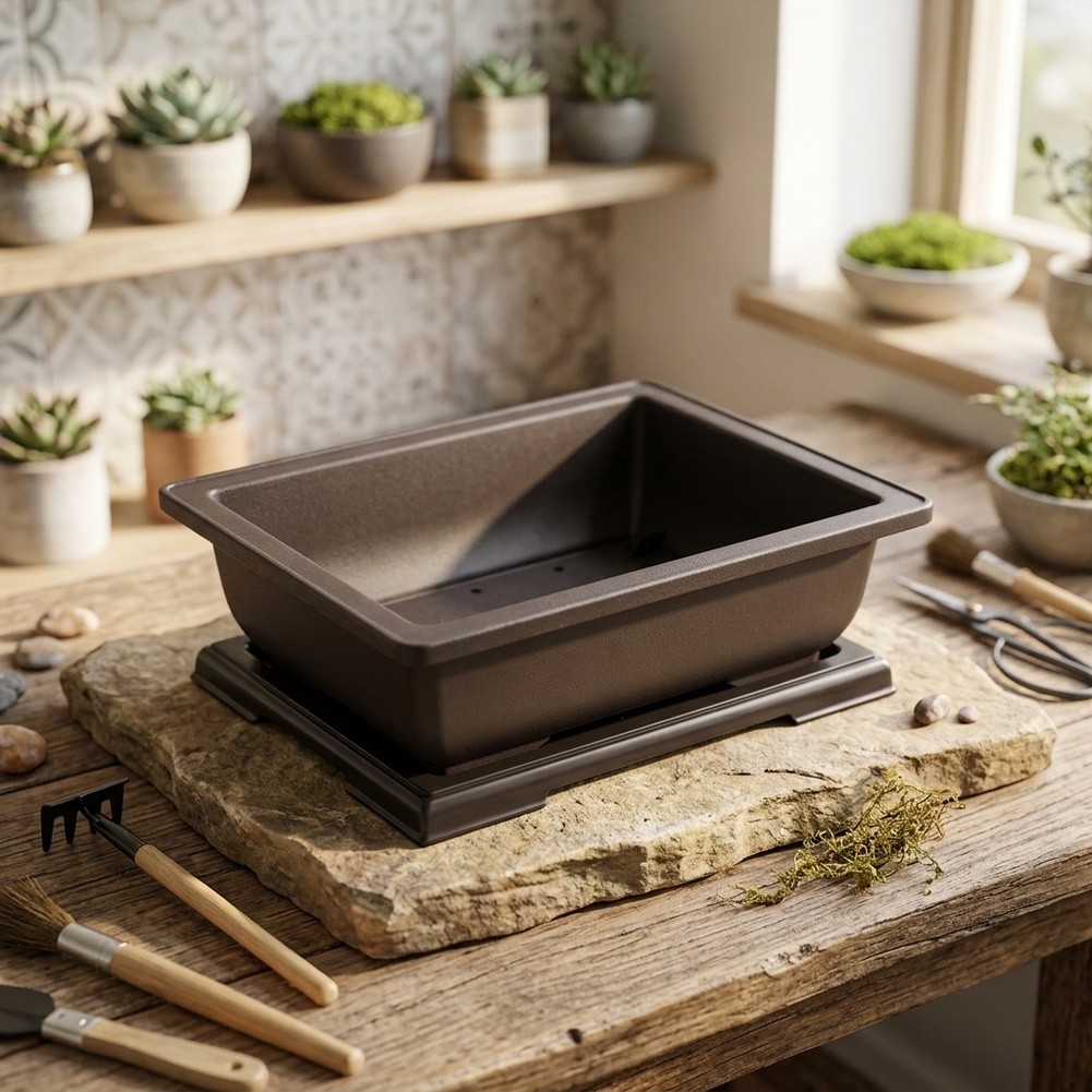 Plantenpot, opvangschotel, bon - Bonsai Garden Backyard recensie en prijs